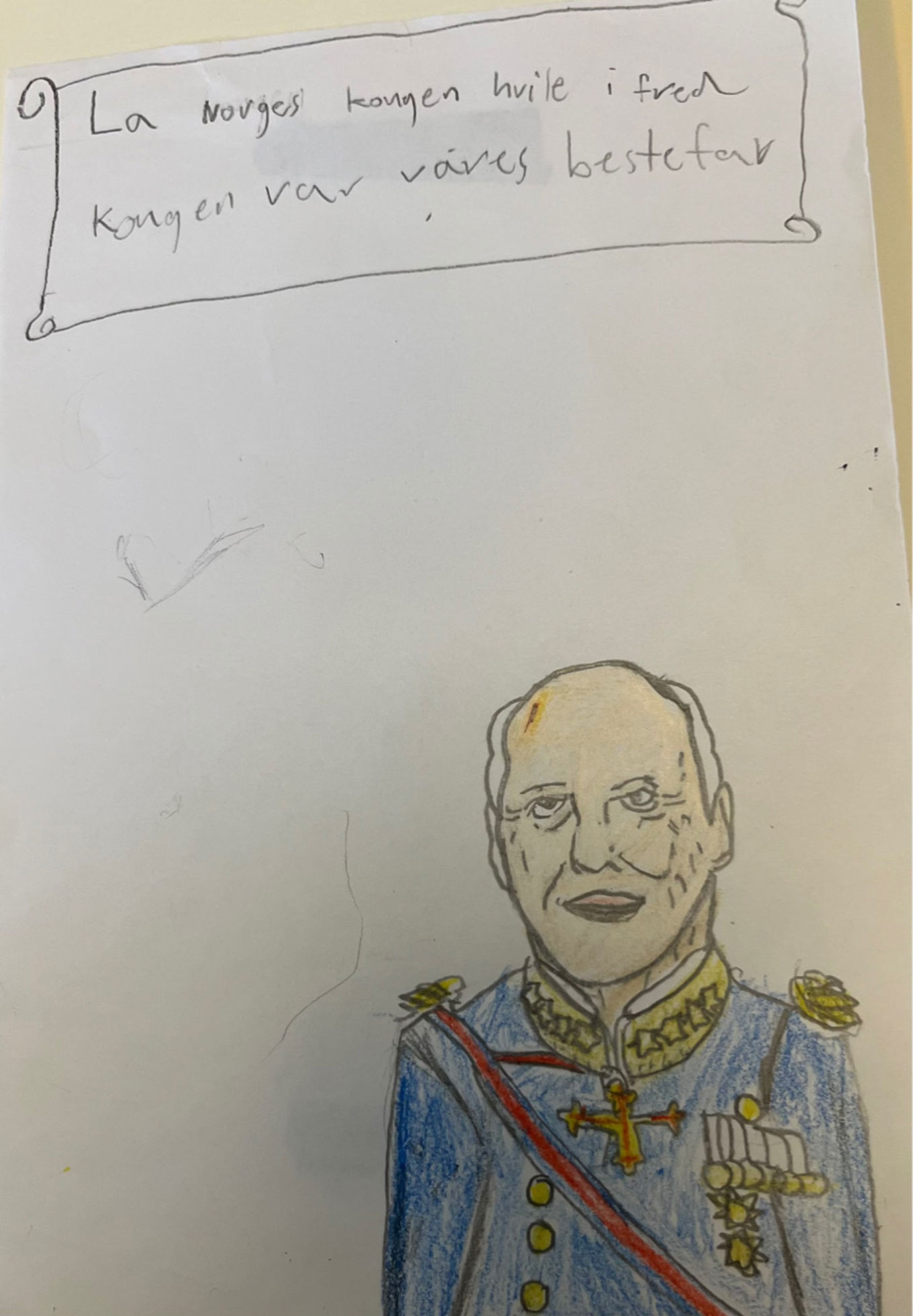 en tegning av en person