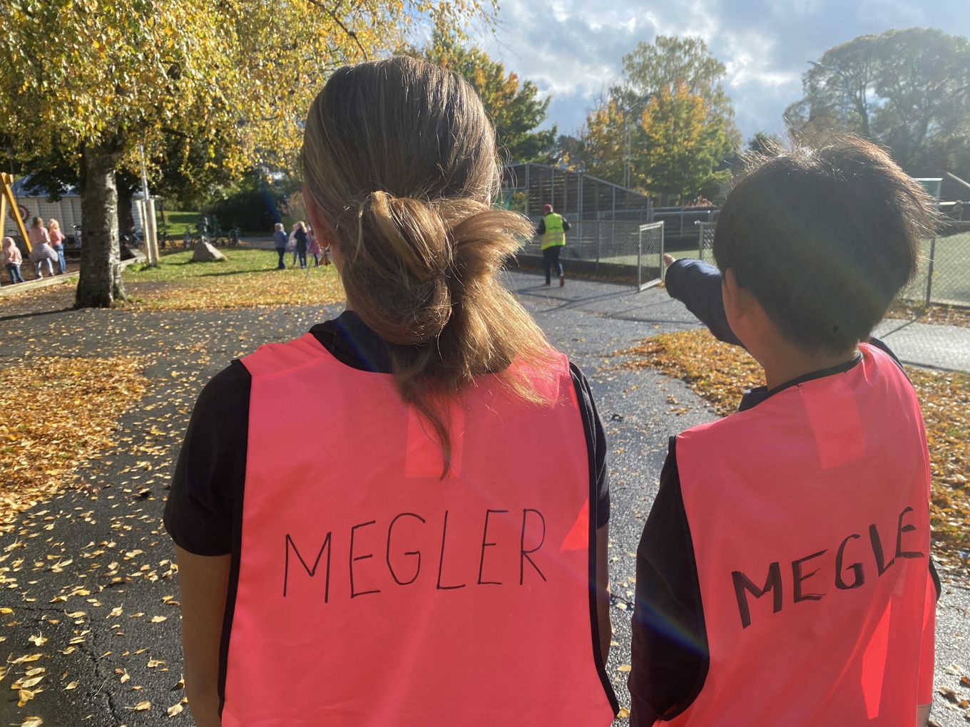 To elevmeglere på Bygdøy skole To elevmeglere på Bygdøy skole